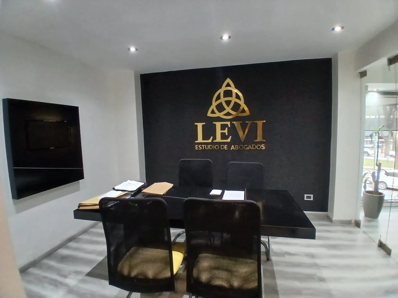 Sala de reuniones del Estudio Jurídico LEVI